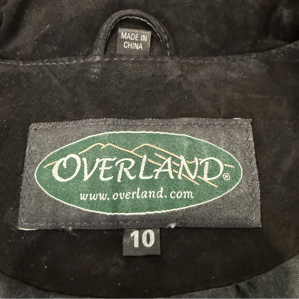 Vintage Overland Suede Leather Embroidered Crop Button Western Jacket Women’s 10 - Picture 5 of 10